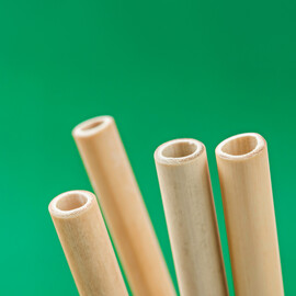 Bamboo Straw 200mm x 6.3mm